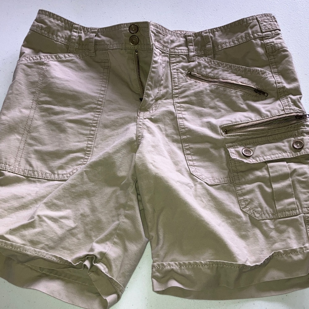 Christopher & Banks Beige Cargo Shorts for Men